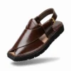 Peshawari Chappal KZPC0011-BROWN