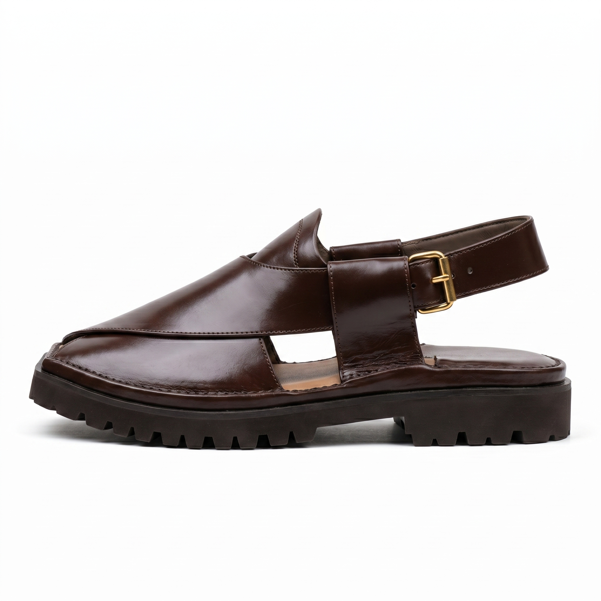 Peshawari Chappal KZPC0011-BROWN - Image 3