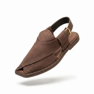 Peshawari Chappal KZPC0013-SUEDE BROWN