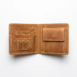Alternative view of Leather Wallet KZW0001-HM MUSTARD