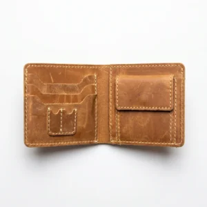 Alternative view of Leather Wallet KZW0001-HM MUSTARD