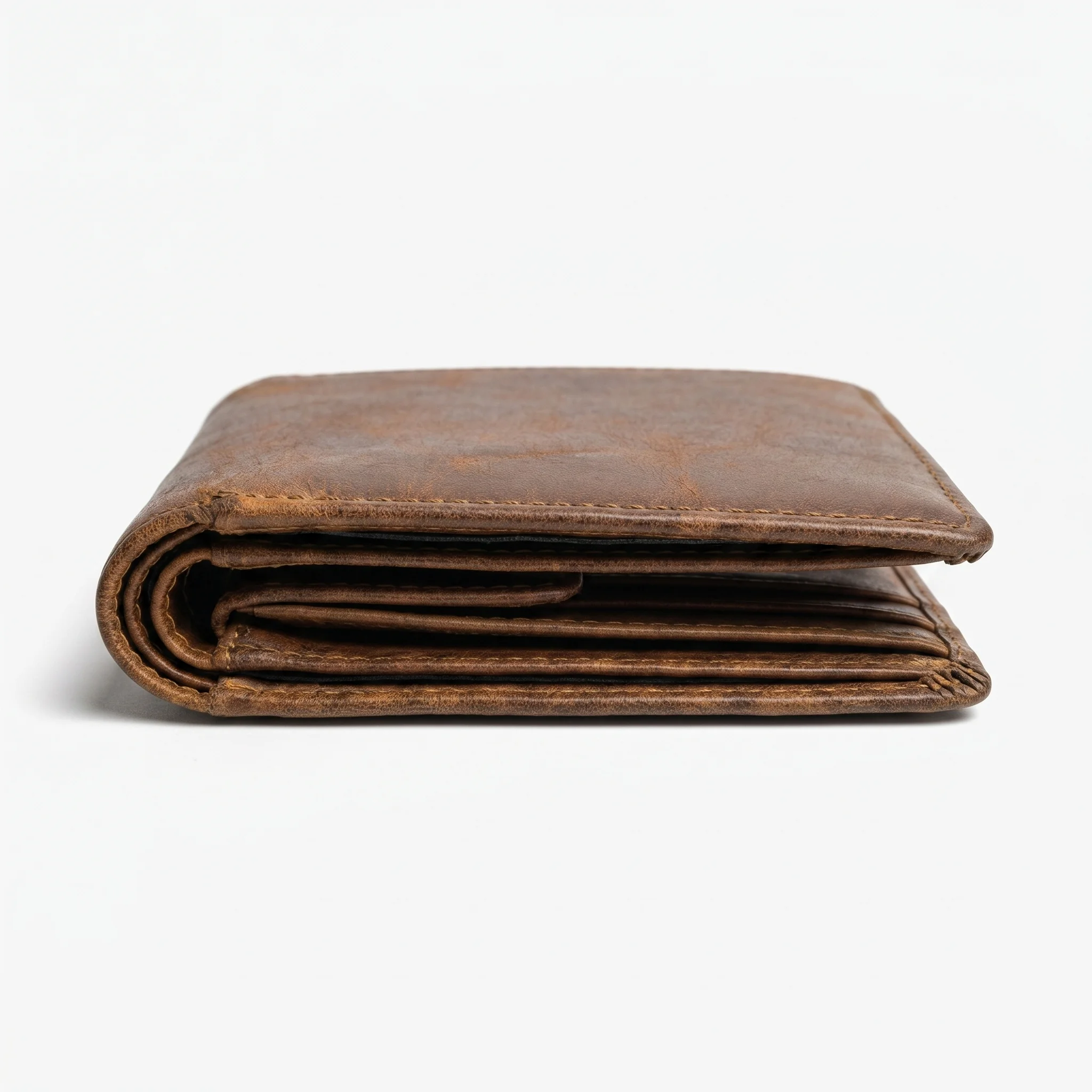 Leather Wallet KZW0003-T BROWN - Image 4