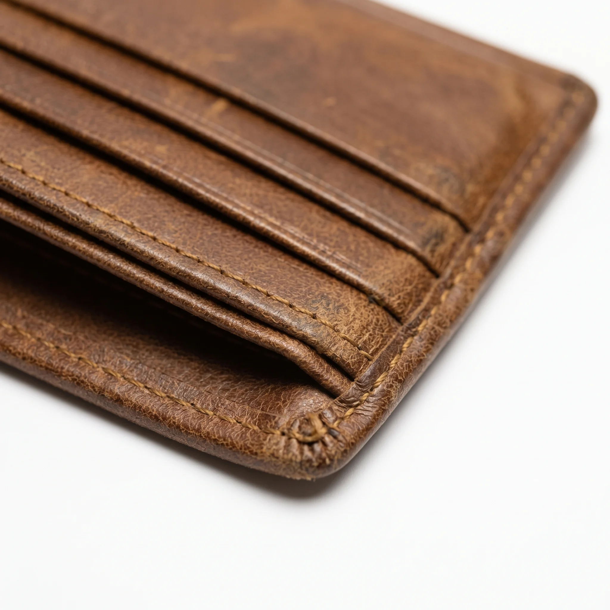 Leather Wallet KZW0003-T BROWN - Image 3