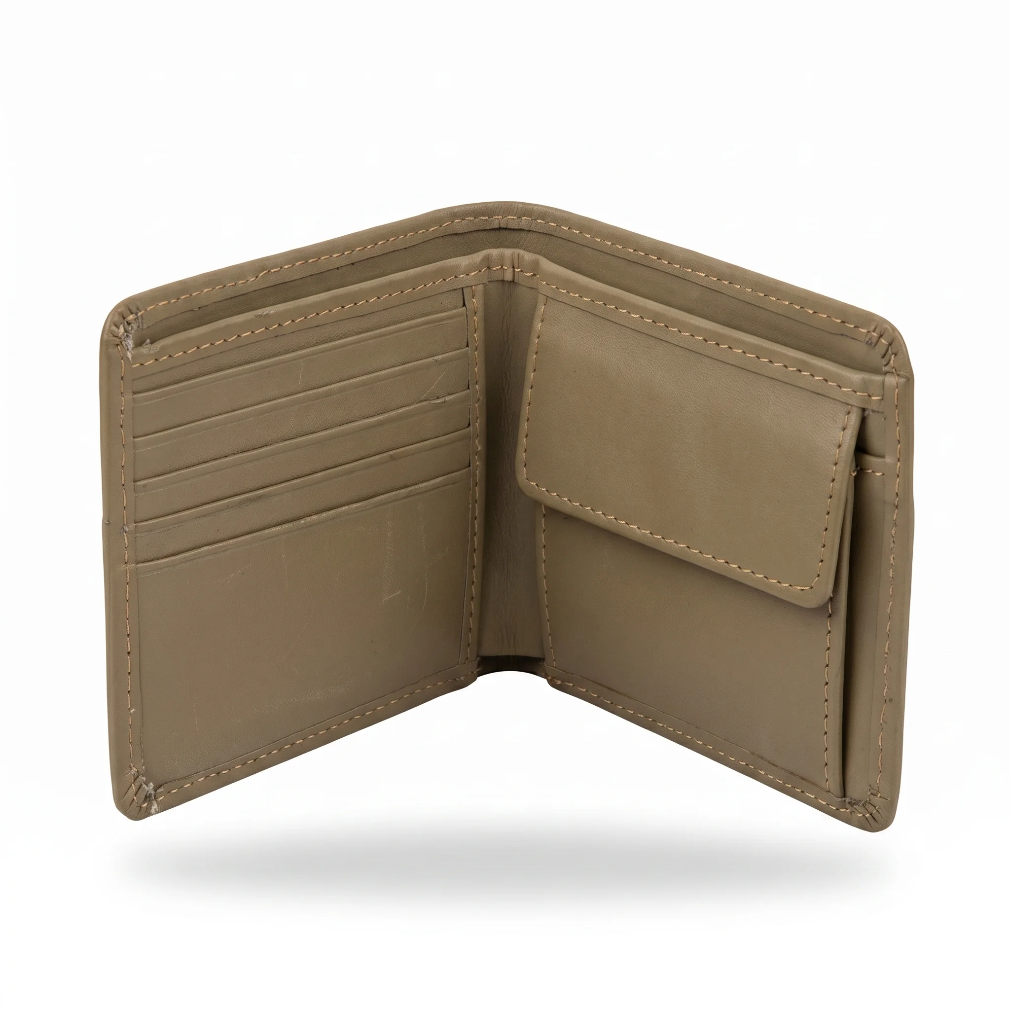 Leather Wallet KZW0005-CAMEL - Image 2