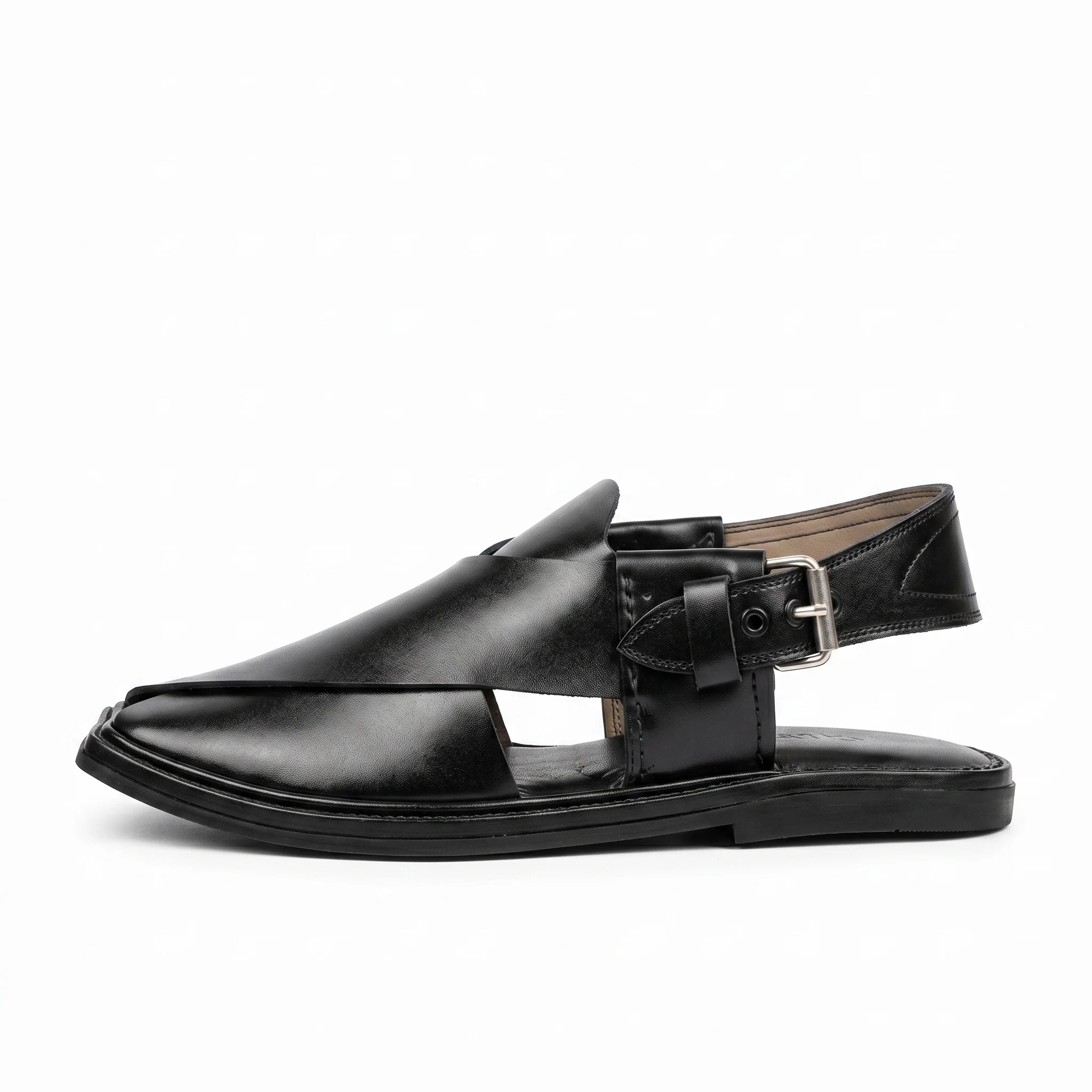 Peshawari Chappal KZPC0003-BLACK - Image 2
