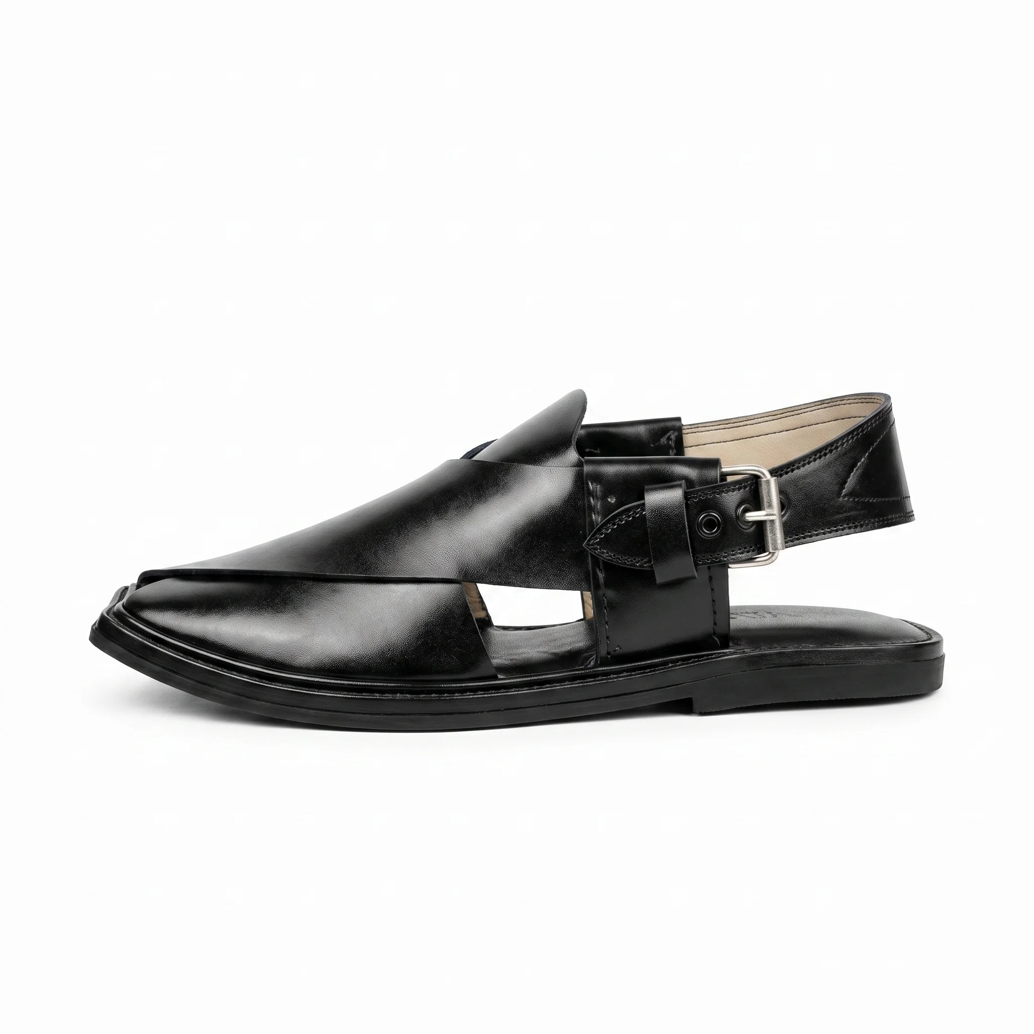 Peshawari Chappal KZPC0003-BLACK - Image 5