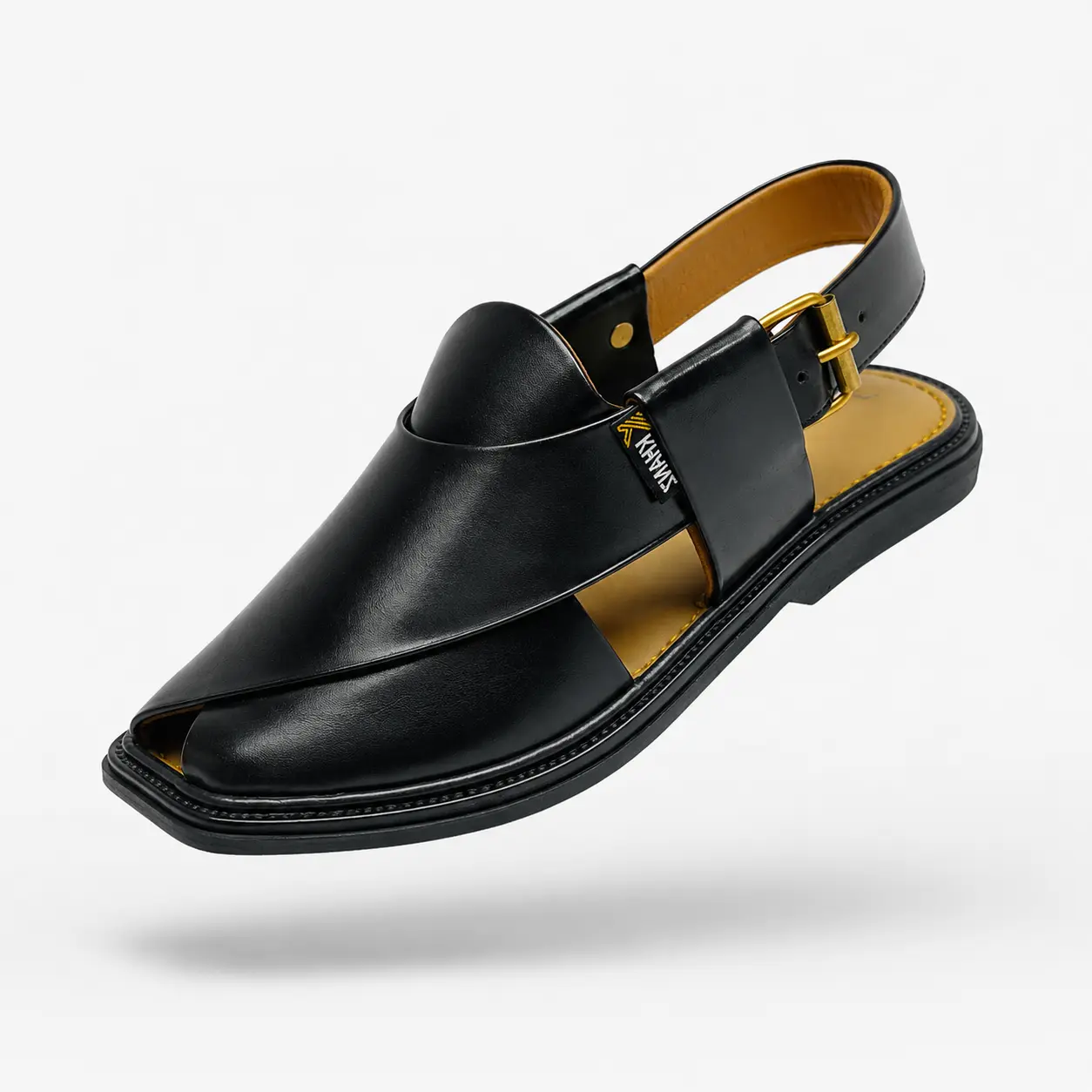 Peshawari Chappal KZPC0003-BLACK