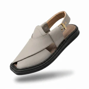 Peshawari Chappal KZPC0005-ASH WHITE
