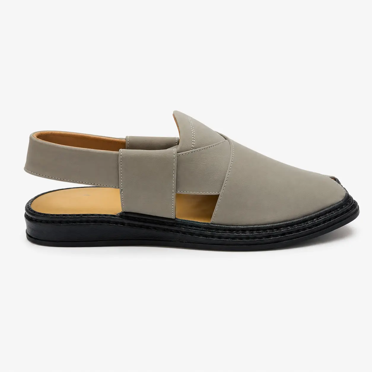 Peshawari Chappal KZPC0005-ASH WHITE - Image 4