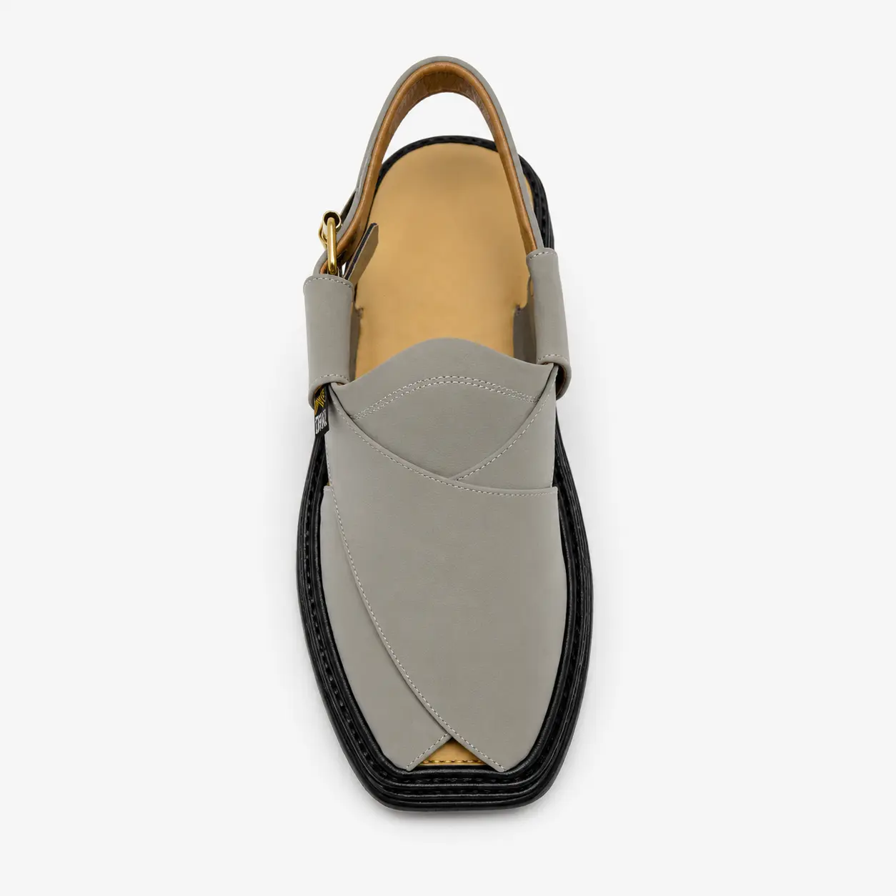 Peshawari Chappal KZPC0005-ASH WHITE - Image 3
