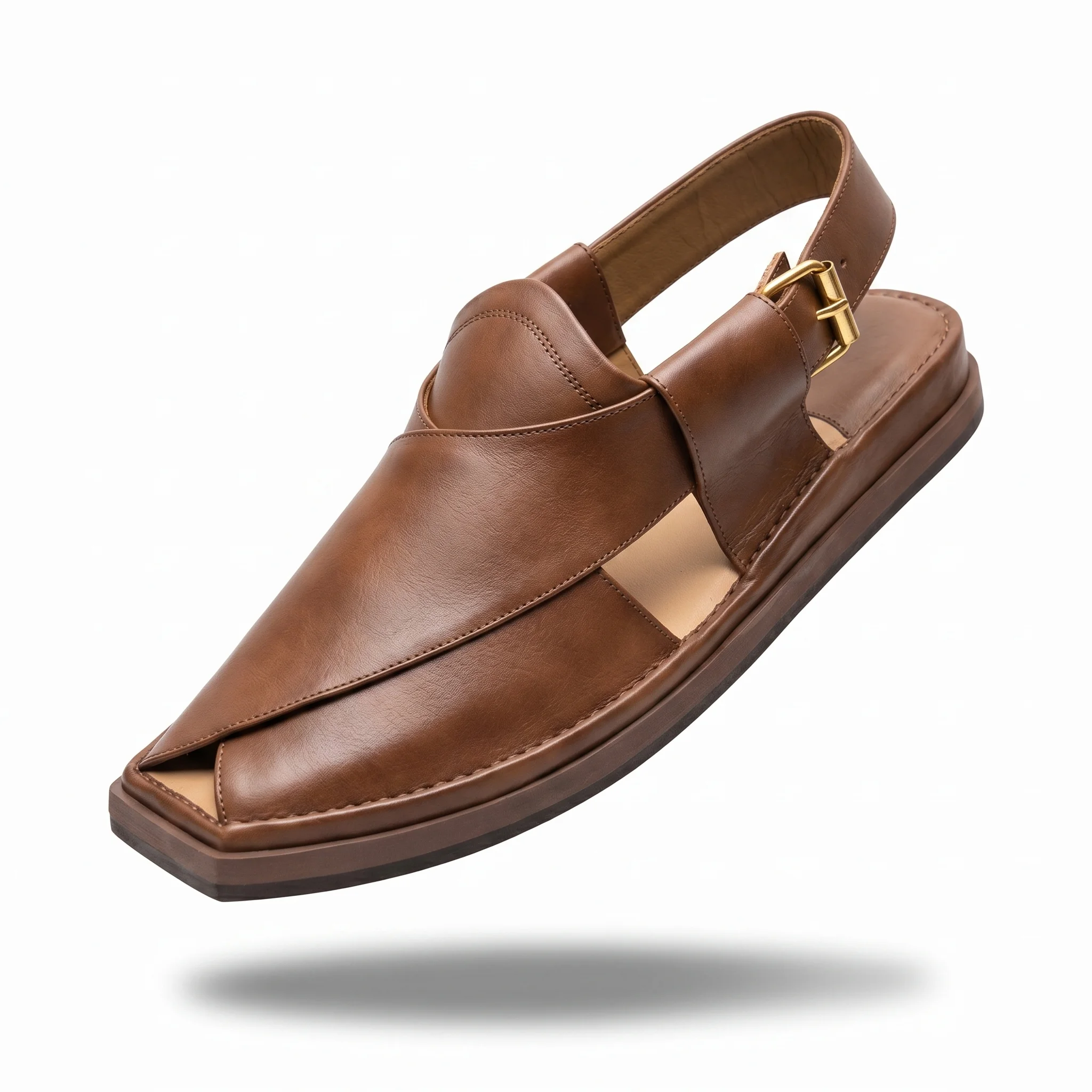 Peshawari Chappal KZPC0007-T BROWN - Image 4