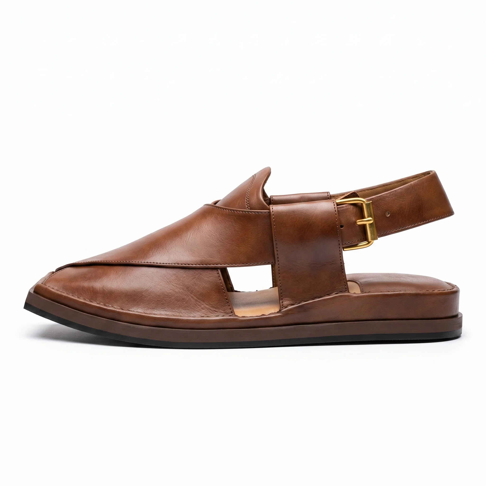 Peshawari Chappal KZPC0007-T BROWN - Image 3