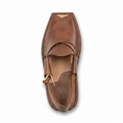 Alternative view of Peshawari Chappal KZPC0007-T BROWN