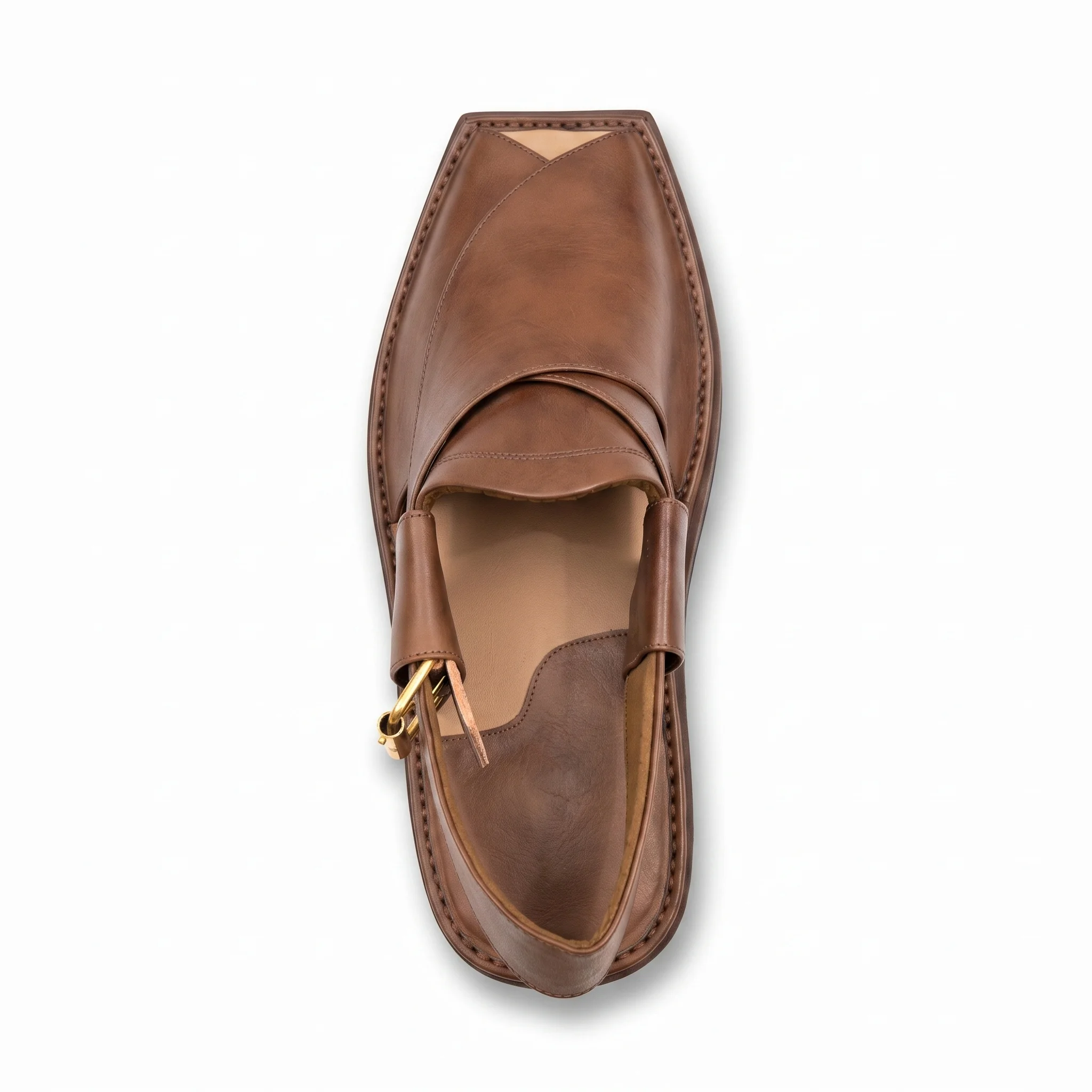 Peshawari Chappal KZPC0007-T BROWN - Image 2