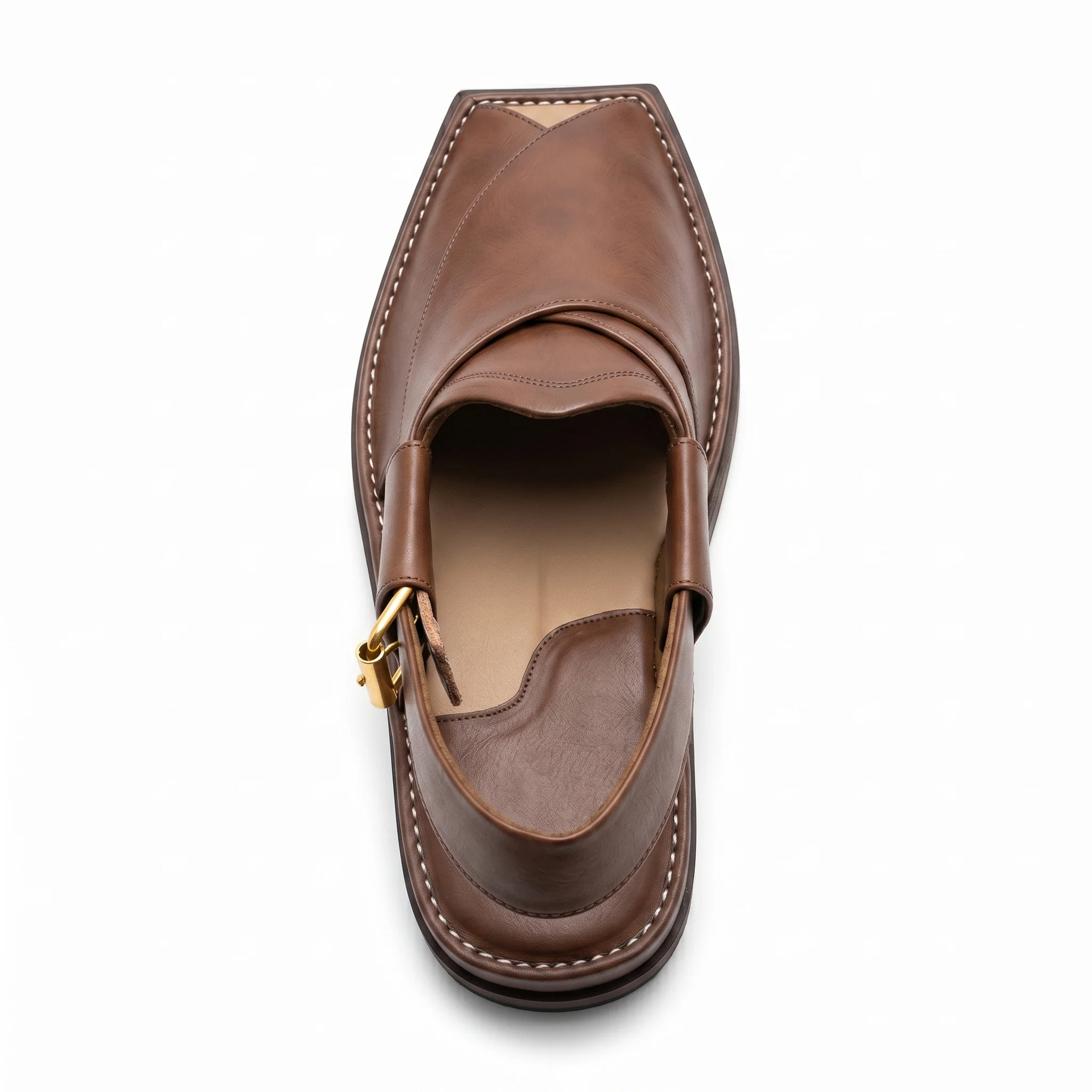 Peshawari Chappal KZPC0007-T BROWN - Image 8