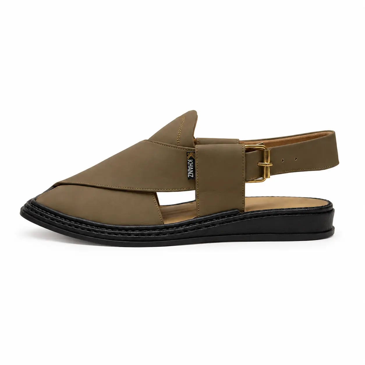 Peshawari Chappal KZPC0008-LIGHT BROWN - Image 5