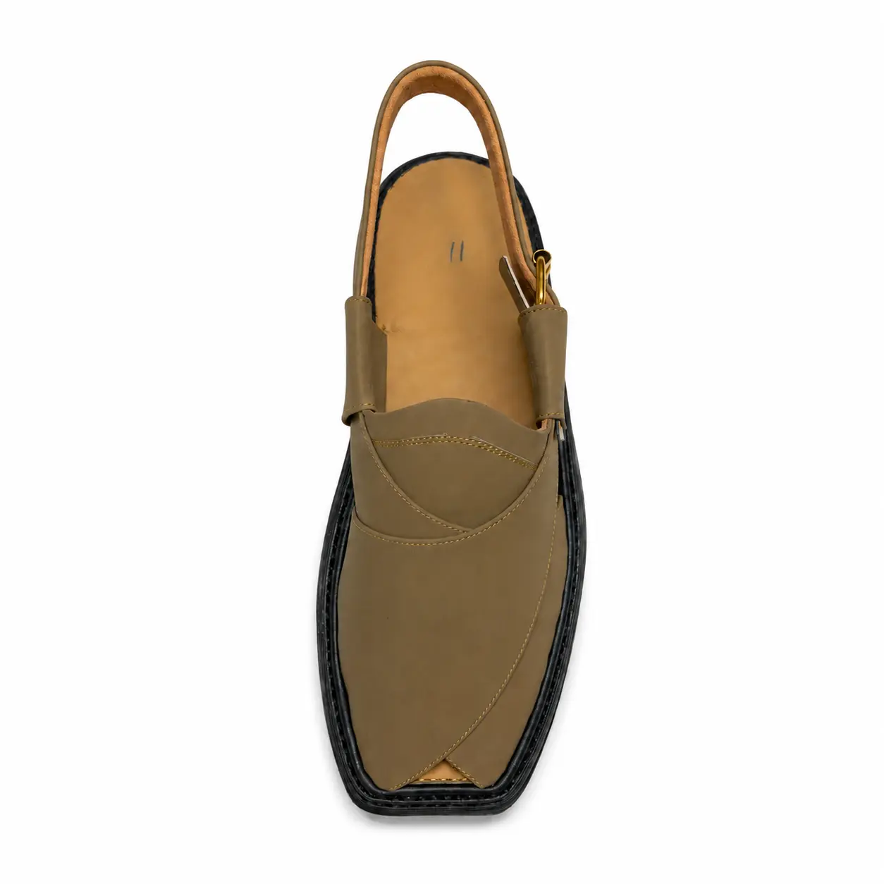 Peshawari Chappal KZPC0008-LIGHT BROWN - Image 6