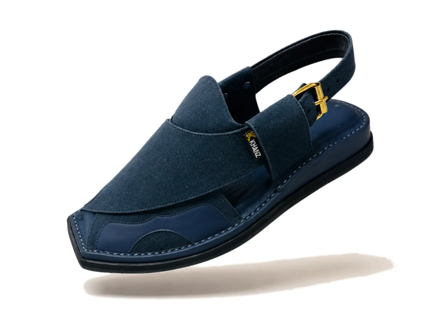 Peshawari Chappal KZPC0015-SUEDE BLUE
