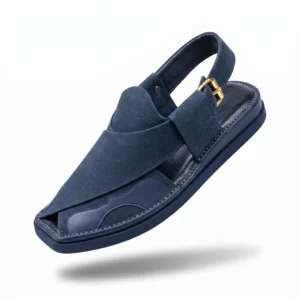 Peshawari Chappal KZPC0015-SUEDE BLUE