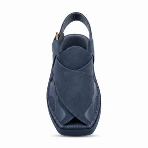 Alternative view of Peshawari Chappal KZPC0015-SUEDE BLUE