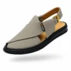 Peshawari Chappal KZPC0005-ASH WHITE