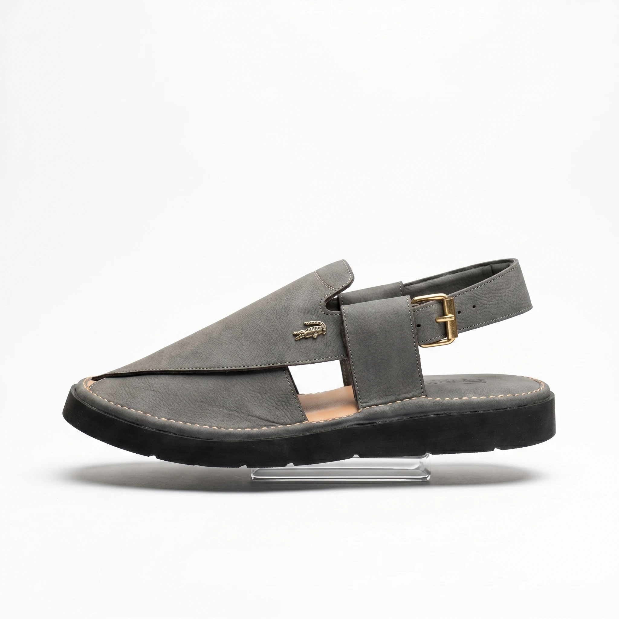 Peshawari Chappal KZPC0001-GREY - Image 8