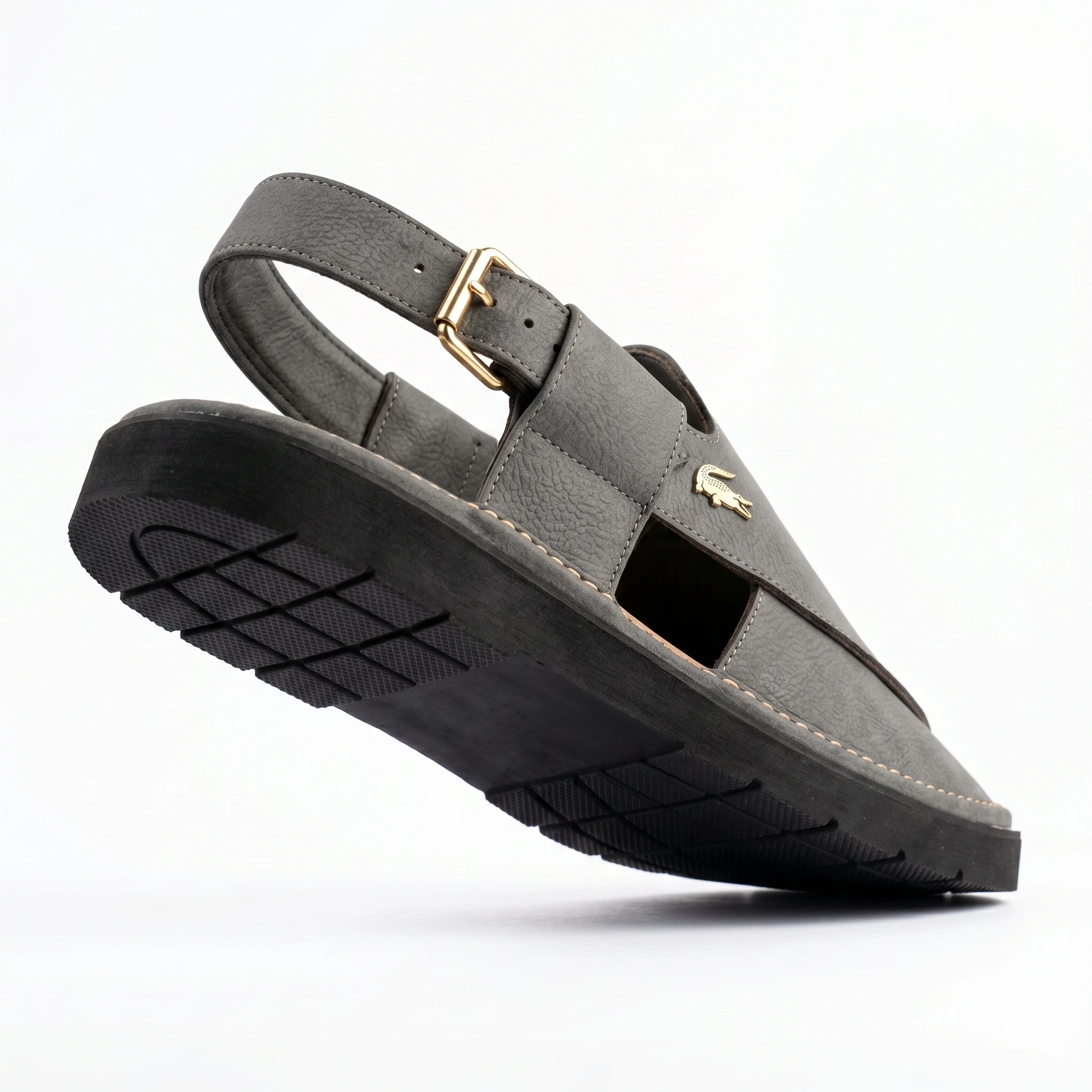 Peshawari Chappal KZPC0001-GREY - Image 6