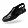 Peshawari Chappal KZPC0040–BOOT SHAPE BLACK