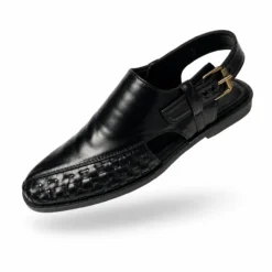 Peshawari Chappal KZPC0040–BOOT SHAPE BLACK