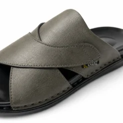 Alternative view of Handmade Leather Chappal KZC0032-X GREY