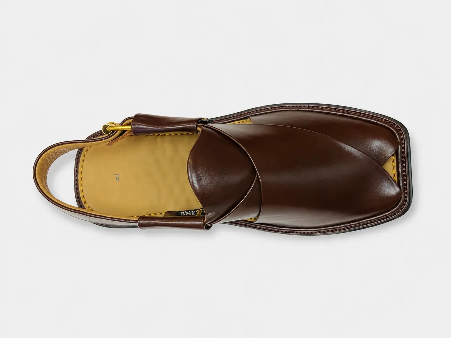 Peshawari Chappal KZPC0022-BROWN - Image 4