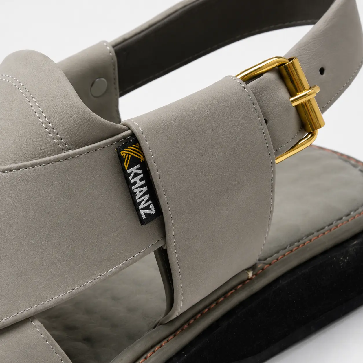 Peshawari Chappal KZPC0026-ASH WHITE - Image 4