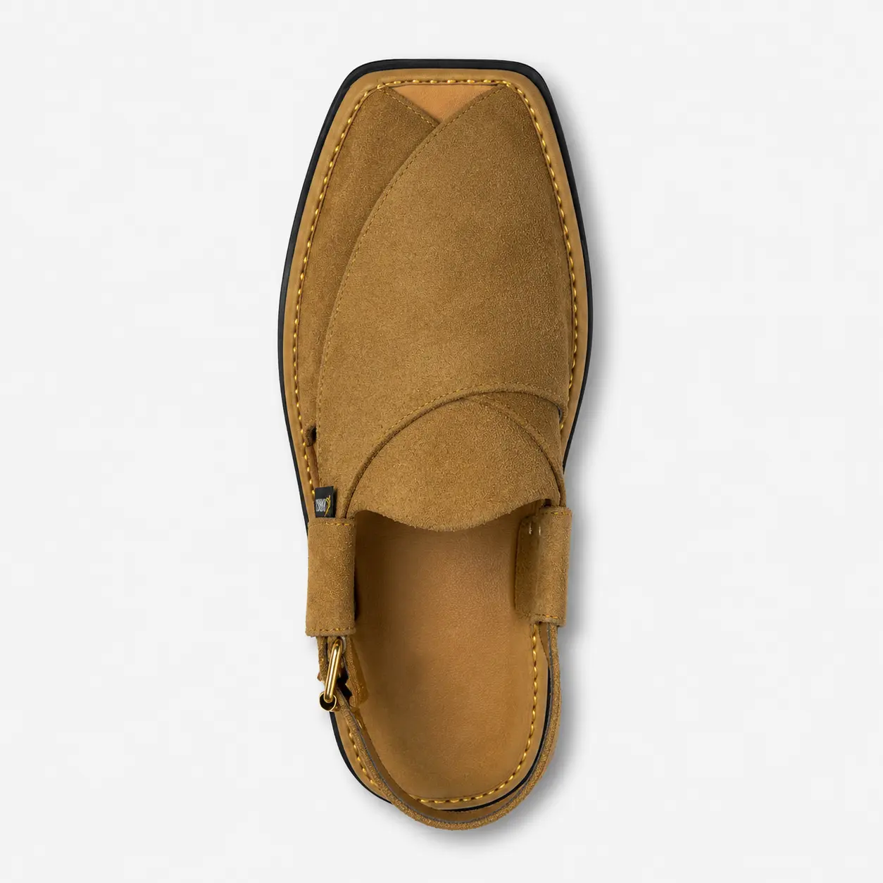 Peshawari Chappal KZPC0027-SUEDE CAMEL - Image 4
