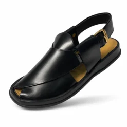Peshawari Chappal KZPC0038–PLAIN BLACK